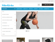 Tablet Screenshot of nikekicks.com